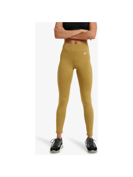 Legginsy długie Roxy Waves Of Warmth ocre L żółte