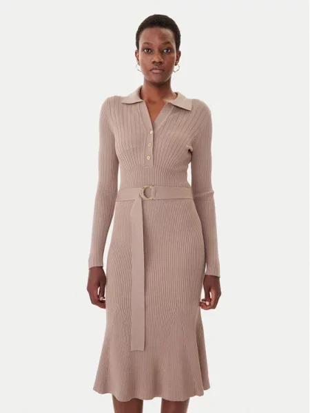 Трикотажное платье Marciano Guess бежевое