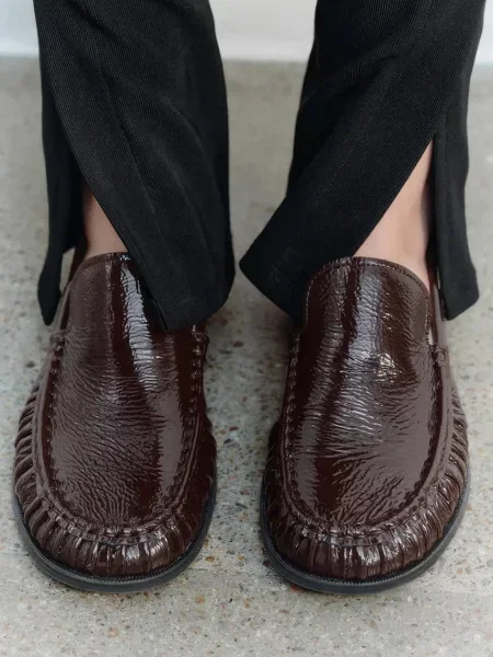 Vagabond Shoemakers мокасини дамски от кожа BRANDI кафяво