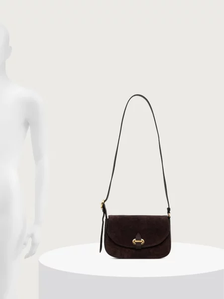 Кожаная сумка через плечо Pollini