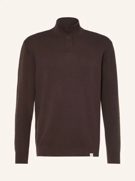 Nowadays Sweter Typu Troyer braun