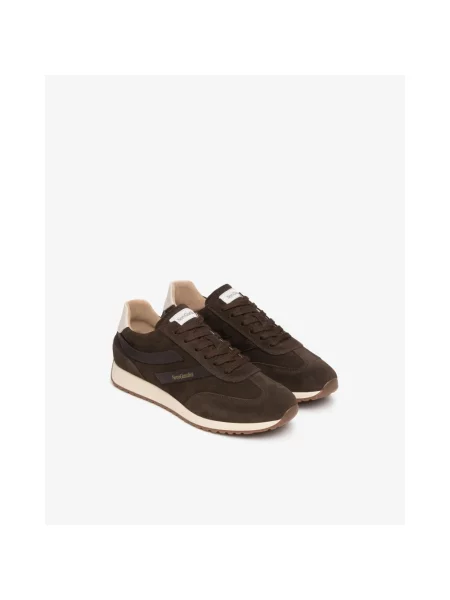 Sneakersy Nerogiardini zamszowe brązowe