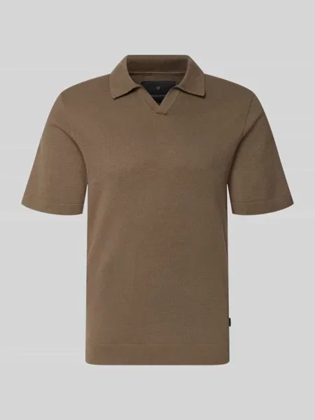 Koszulka dzianinowa z dekoltem w serek Model MILANO' Jack & Jones Premium