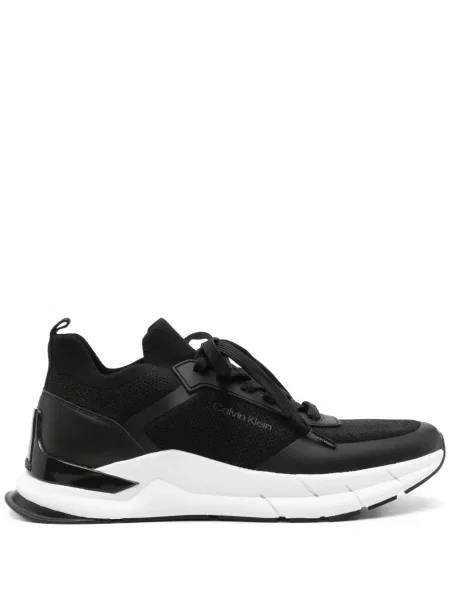 Sneakerși Calvin Klein cu imagine plasă negru