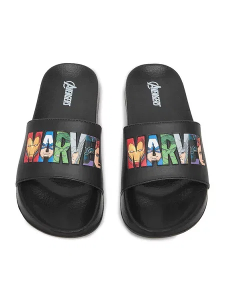 Papucs Avengers fekete