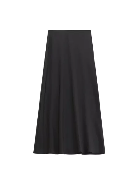 Satynowa spódnica maxi Imperial czarna