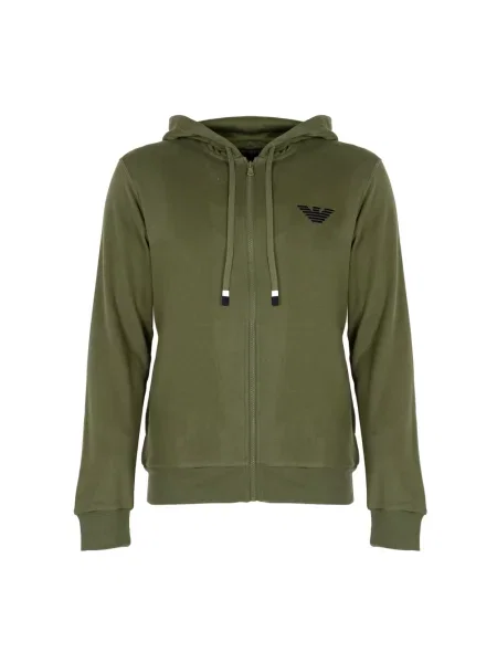 Bluza rozpinana Emporio Armani zielona