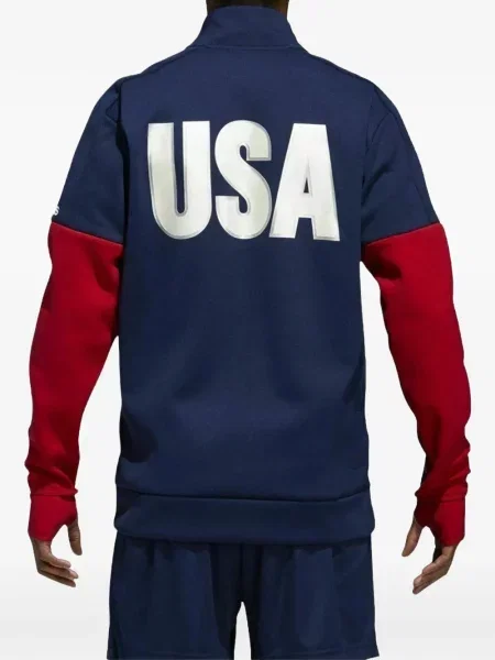 Tricou polo Adidas tricotate cu imagine fără mâneci alb