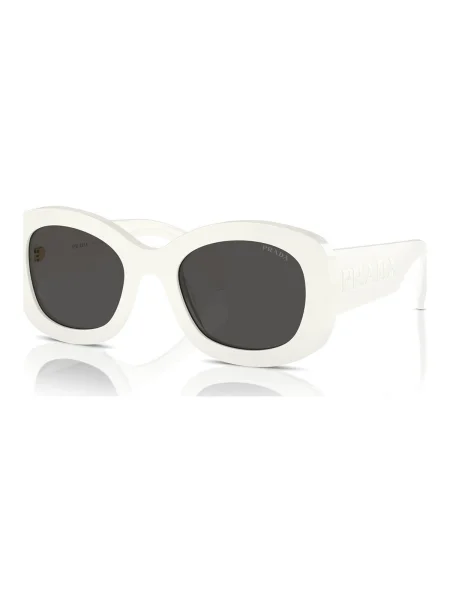 Napszemüveg Prada Eyewear autogrammal fehér