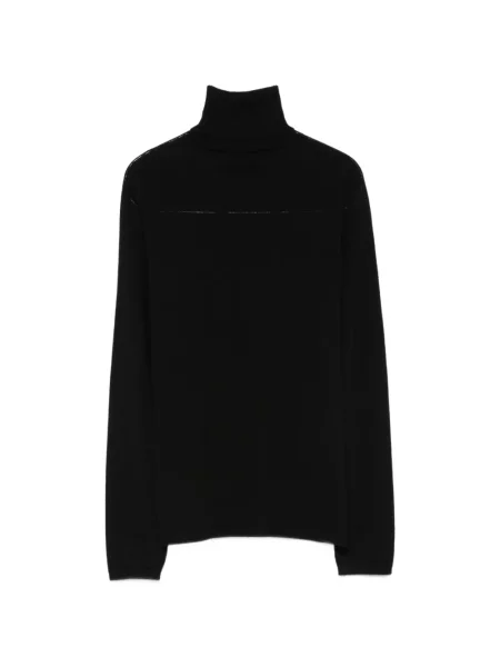Pulover D.exterior de lână negru