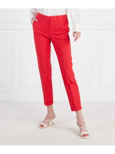 Marella Pantaloni țigarete roșu