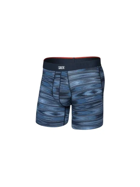 Saxx Vibe Xtra Soft Comfort Boxer Brief 6" Mężczyźni Bielizna Saxx Size: M niebieski
