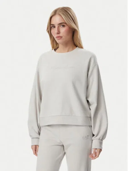 Emporio Armani trenirka za žene s pamukom siva