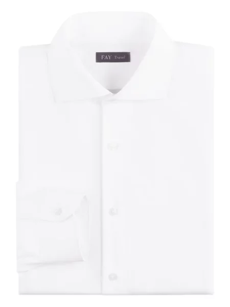 Kołnierzykowy turystyka piesza koszula Fay biała