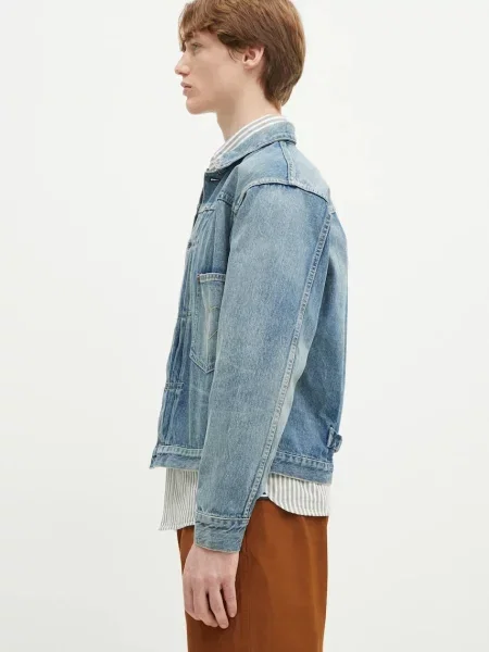 Human Made geacă din denim Denim Work Jacket Future de tranziție