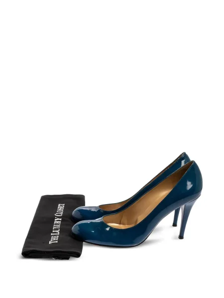 Pantofi cu toc Stuart Weitzman din piele albastru