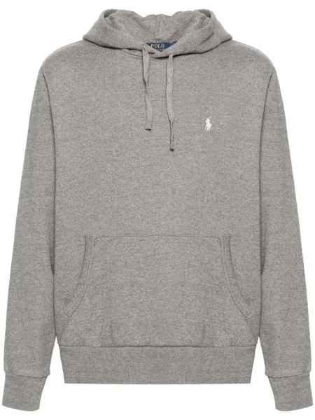 Iš natūralios odos mažas polo marškinėliai Polo Ralph Lauren dvieiliai juoda