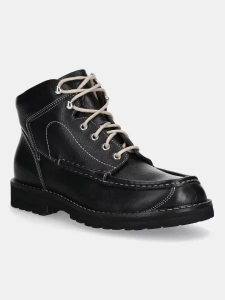 Fracap ghete de piele Explorer negru