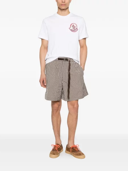 Tricou Moncler cu autograf alb