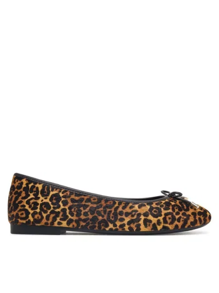 Balerinke Tommy Hilfiger Th Charm Cheetah Ballerina smeđa