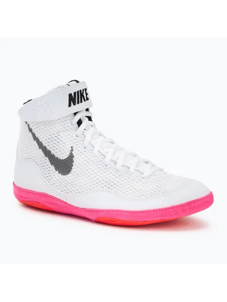 Обувки за борба Nike Inflict SE бяло/розово бяло