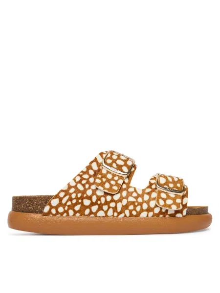 Papuci Scholl chunky maro