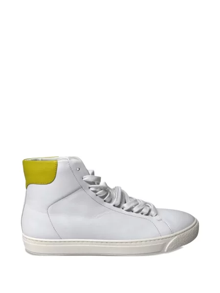 Šněrovací kožené tenisky Anya Hindmarch bílé