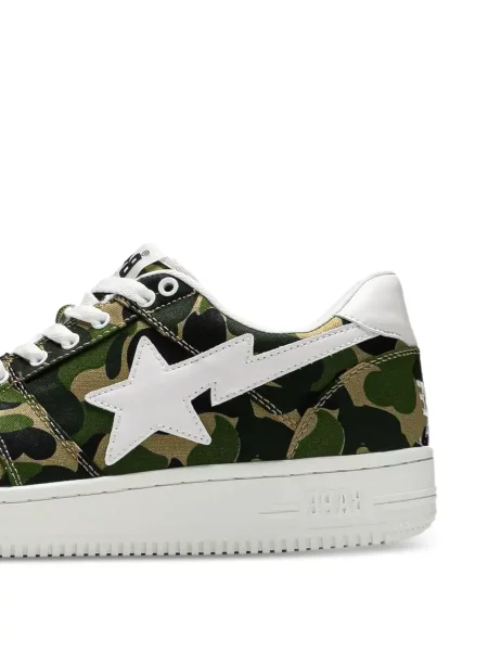 Terepmintás sneaker A Bathing Ape® nyomtatás zöld