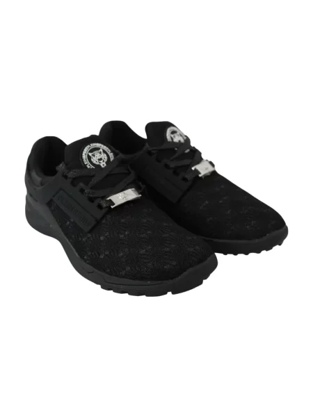 Sneakersy Plein Sport do biegania wiązane czarne