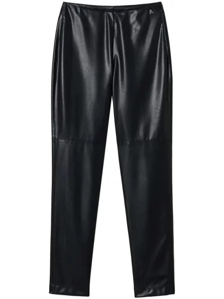 Leggings Twinset din piele negru