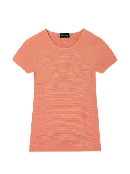 Tricou Giorgio Armani tricotate portocaliu