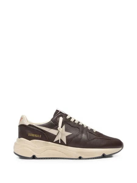 Pantofi alergare Golden Goose Running Sole din piele alergare maro