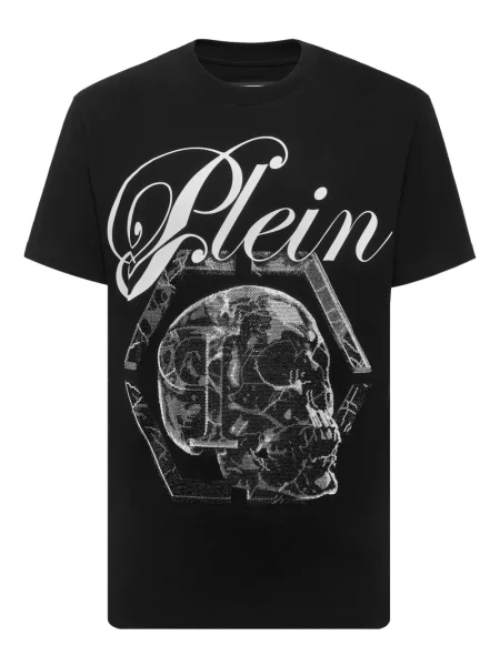 Tricou Philipp Plein cu imagine negru