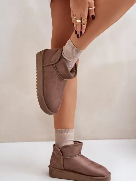 Čizmice D.franklin s platformom smeđa