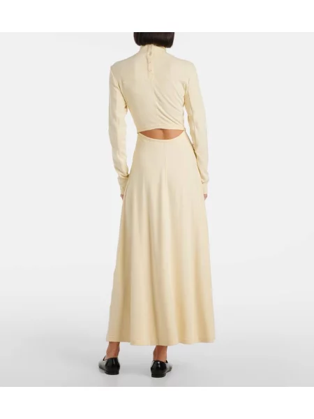 Rochie maxi Proenza Schouler de costum galben