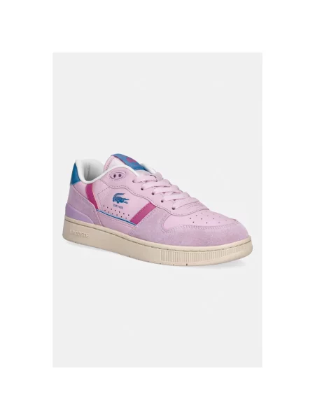 Sneakersy Lacoste skórzane różowe