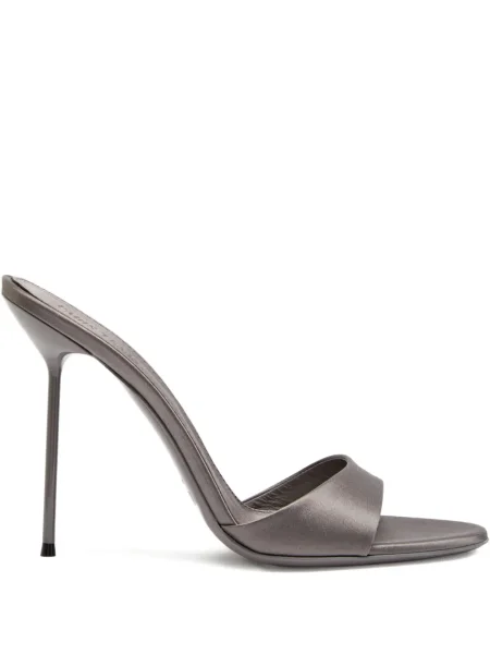 Papuci tip mules Paris Texas gri