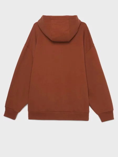 Дитяче худі Tommy Jeans коричневе