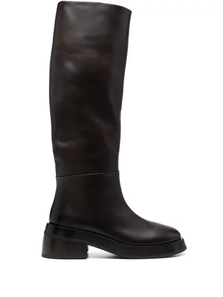 Botine Marsell din piele maro