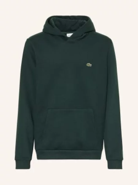 Lacoste Mikina S Kapucí tmavě zelená