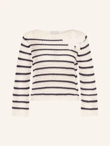 Hemisphere Sweter weiss biały