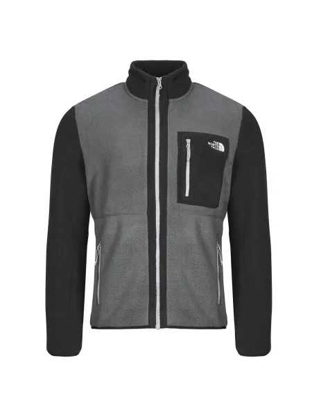 Geacă The North Face din fleece gri