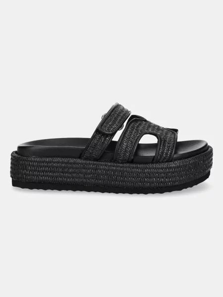 Шльопанці Steve Madden Bigmissile на платформі чорний