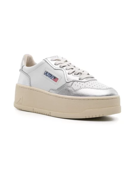 Sneakersy Autry na platformie białe