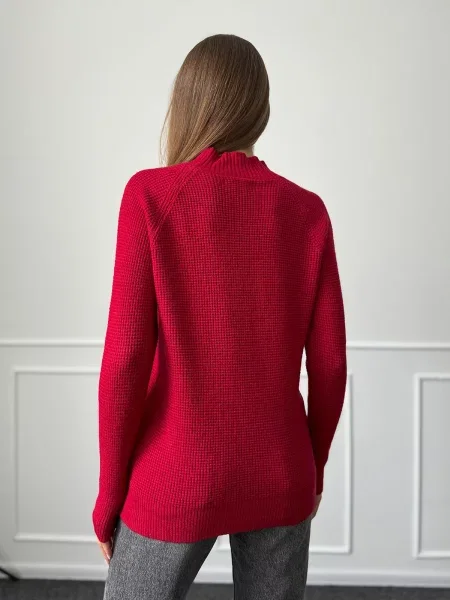 Водолазка Issa Plus для гольфа красная