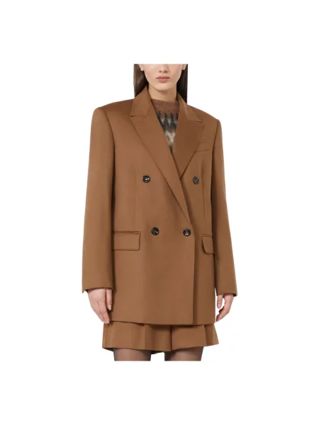 Marynarka Max Mara Studio wełniana brązowa