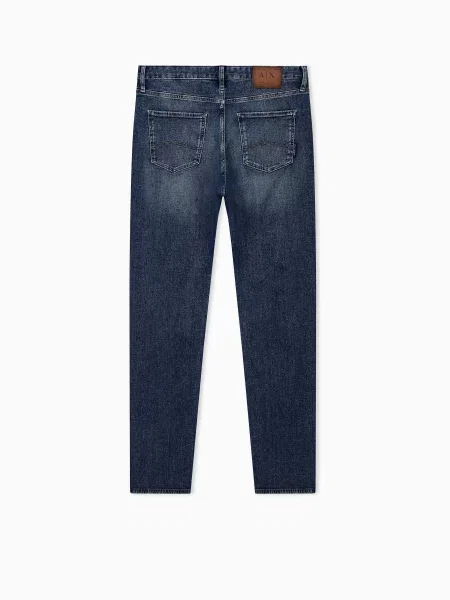 Зауженные джинсы Armani Exchange синий