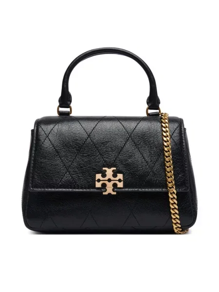 Стеганый топ Tory Burch черный
