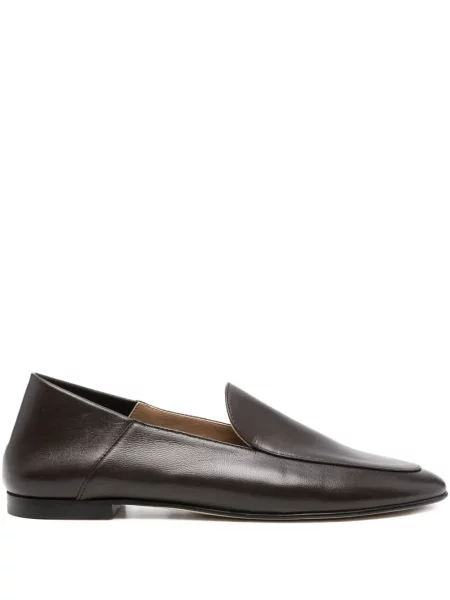 Pantofi loafer Dear Frances din piele maro