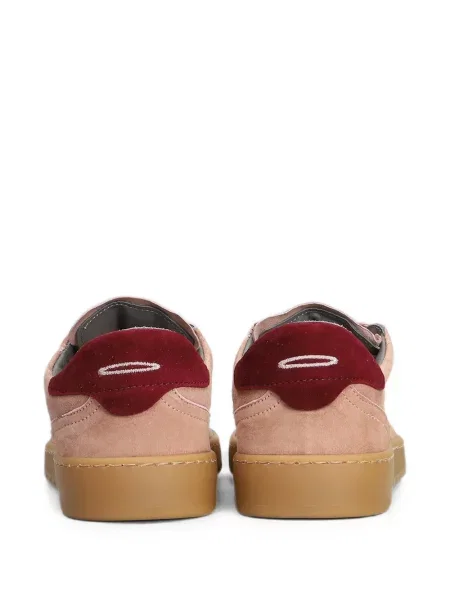 Sneakerși Piumha Studio din piele de căprioară roz